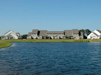 Waterfront homes at Rivermist in Southport, North Carolina