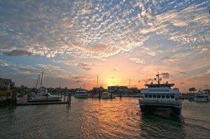 Passenger ferries take you to Bald Head Island.