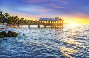 Florida's southernmost point, lying roughly 90 miles north of Cuba