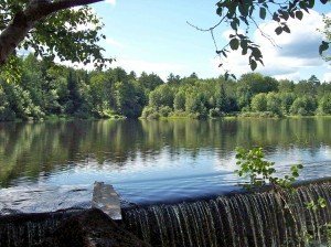 Mill Pond Spillway - Mill Pond at Eastman - Best Places to Retire in New Hampshire - Draperville