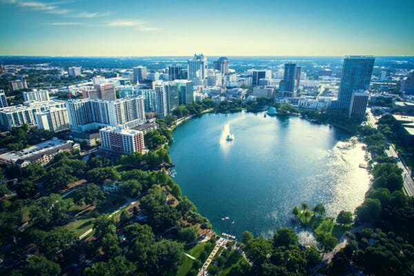 Lake Eola Park, Orlando Florida