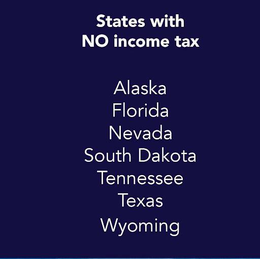 states with no income tax